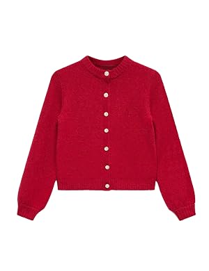 Womens Cardigan Sweaters Cropped Long Sleeve Button Knit Sweater Outerwear Casual Fall Trendy Jackets