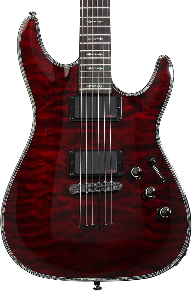 Amazon.com: Schecter Hellraiser C-1 - Black Cherry : Musical