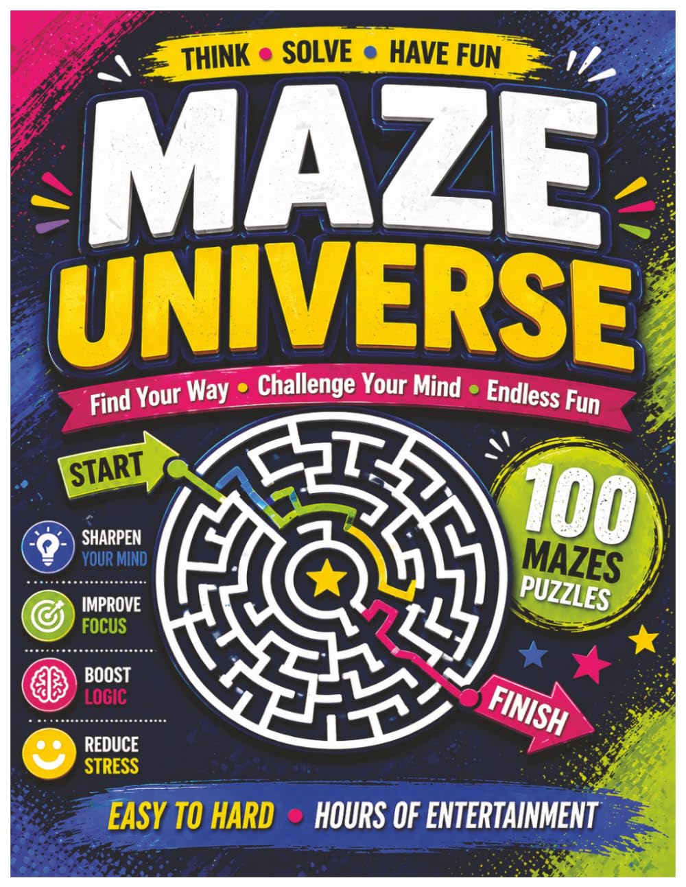 MAZE ESCAPE ACTIVITY BOOK