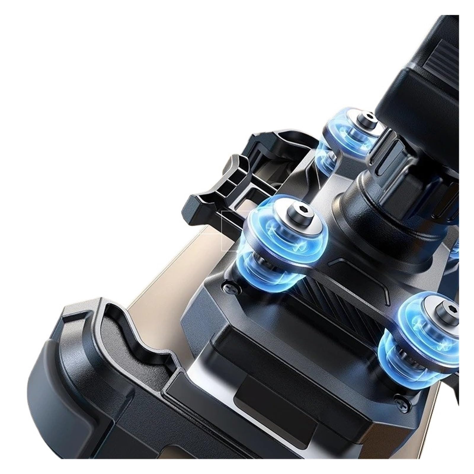Support GPS Moto Support De Téléphone pour Moto, Vue À 360°, Anti-Vibration, Fixation pour Guidon Vélo, Utilisation Une Main, pour Modèles 4,7 Pouces