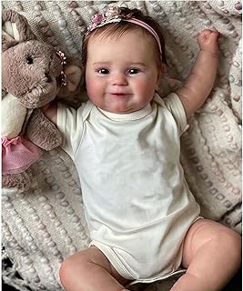 Lifelike Reborn Baby Dolls Girl 20-Inch Realistic-Newborn Baby Dolls with Weighted SoftFull Silicone Baby, Real Life Cute ...