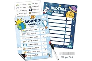 JJPRO Bedtime & Morning Routine Chart