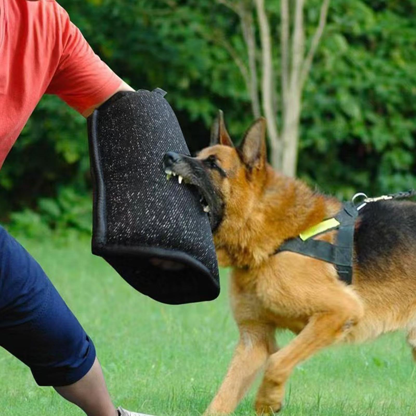 Manga profesional para mordeduras de perro, mangas de entrenamiento para perros, manga de mordida para perros grandes, manga de protección interactiva para perros, manga de brazo de