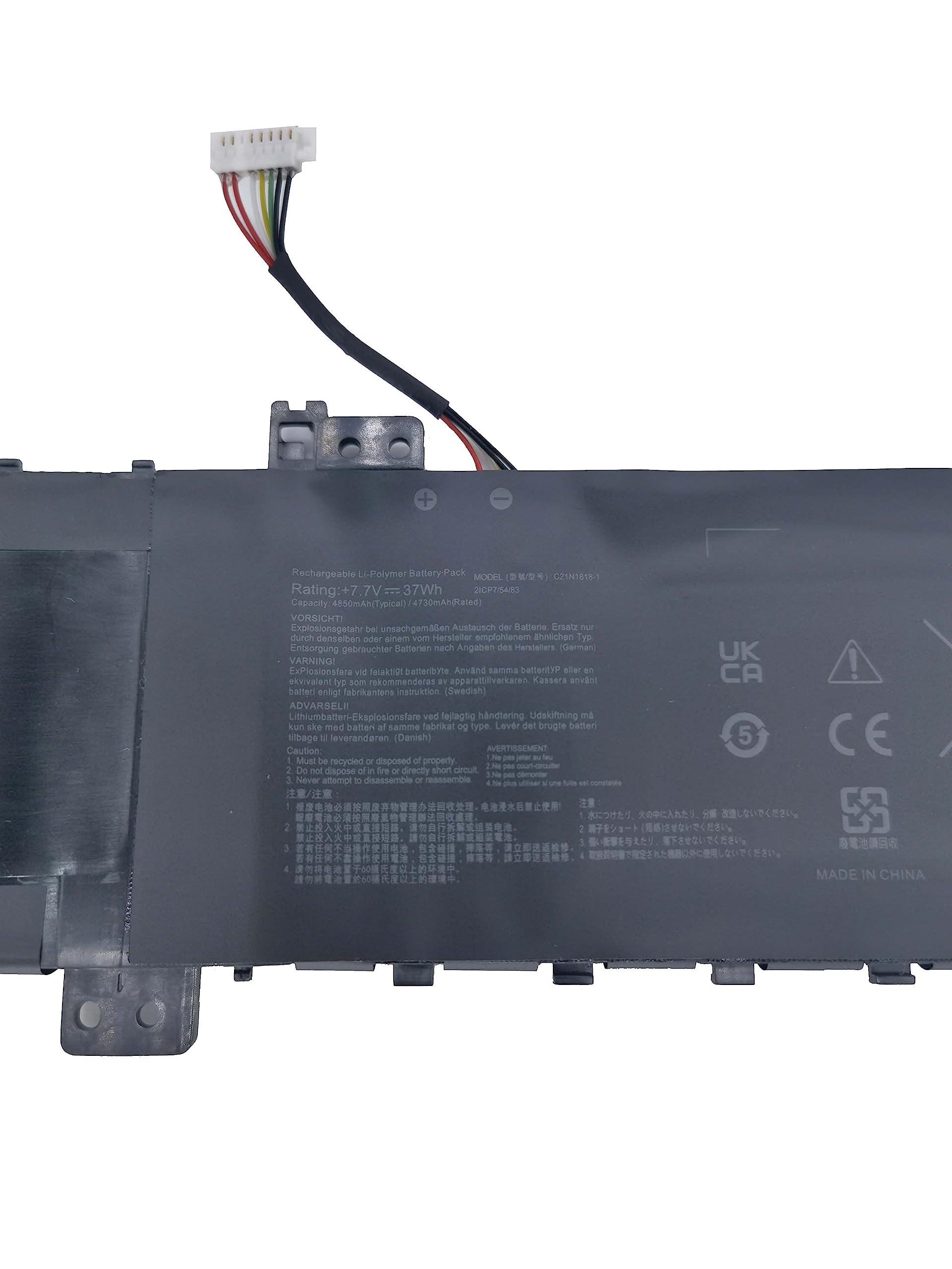 Batteria C21N1818-1 Per Asus VivoBook 15 - Compatibile Con Modelli F512, X512, S512, 37Wh - Foto 9