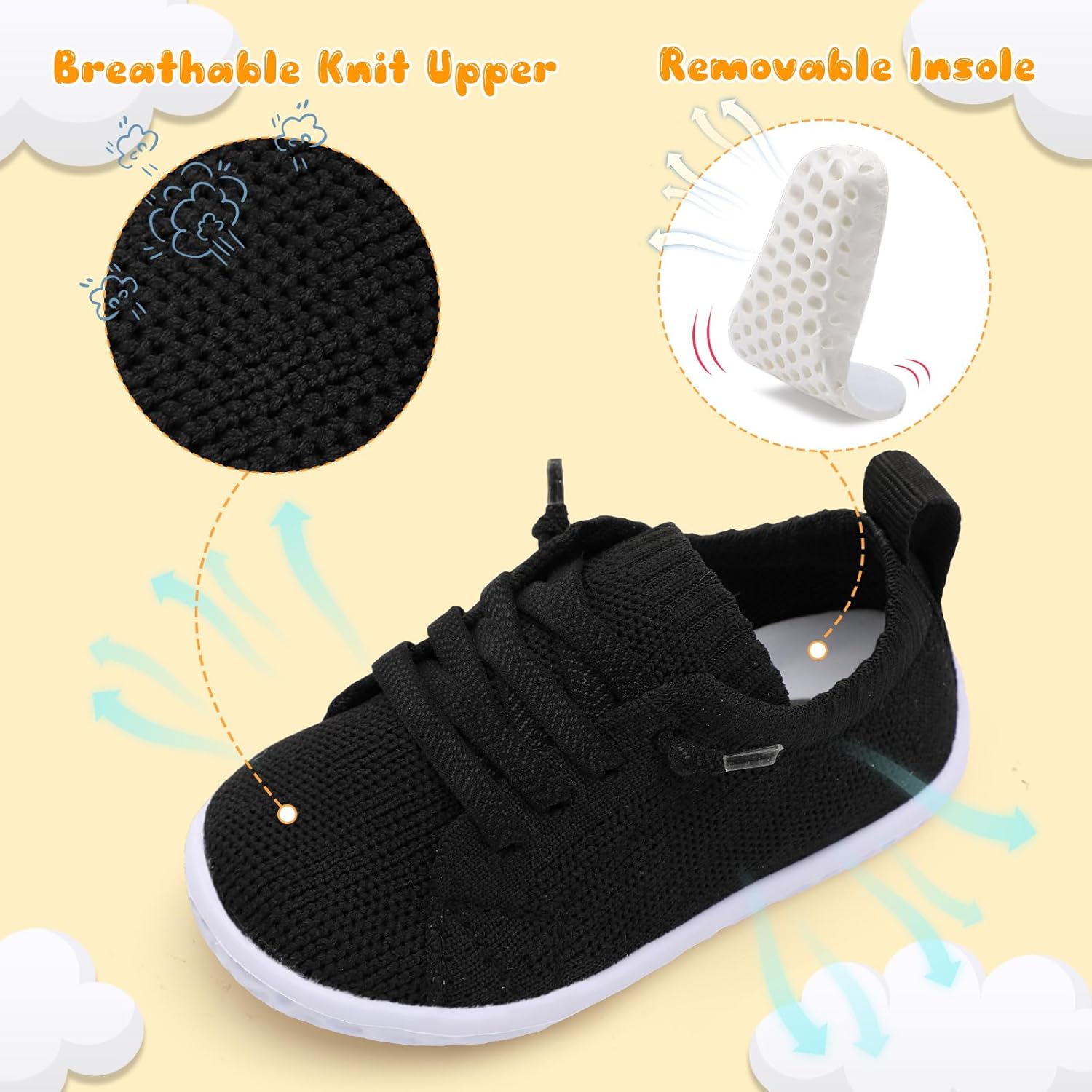 Centipede Demon Baby Shoes Baby Boy Girl First Walking Shoes Breathable Barefoot Infant Shoe Lightweight Slip On Sneakers Soft Sock Shoe - Image 4