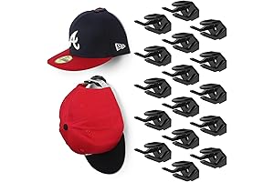 Ganchos adhesivos invisibles para colgar gorras en la pared