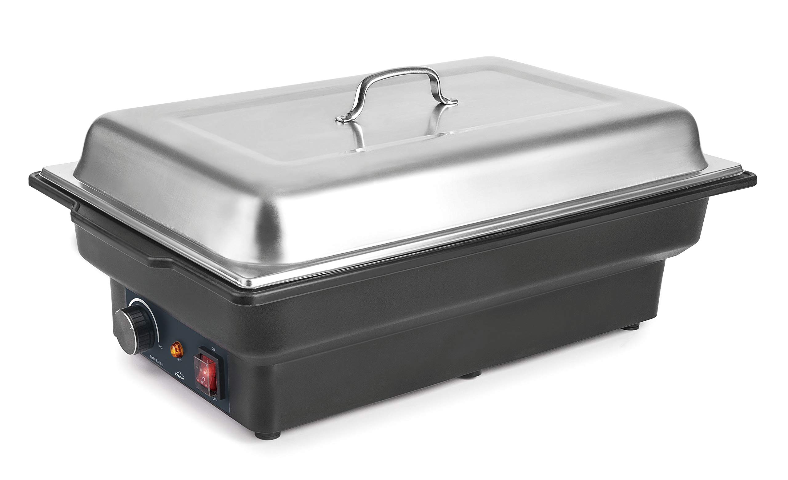 Lacor - Chafing Dish eléctrico, 900 W, 8'50 litros