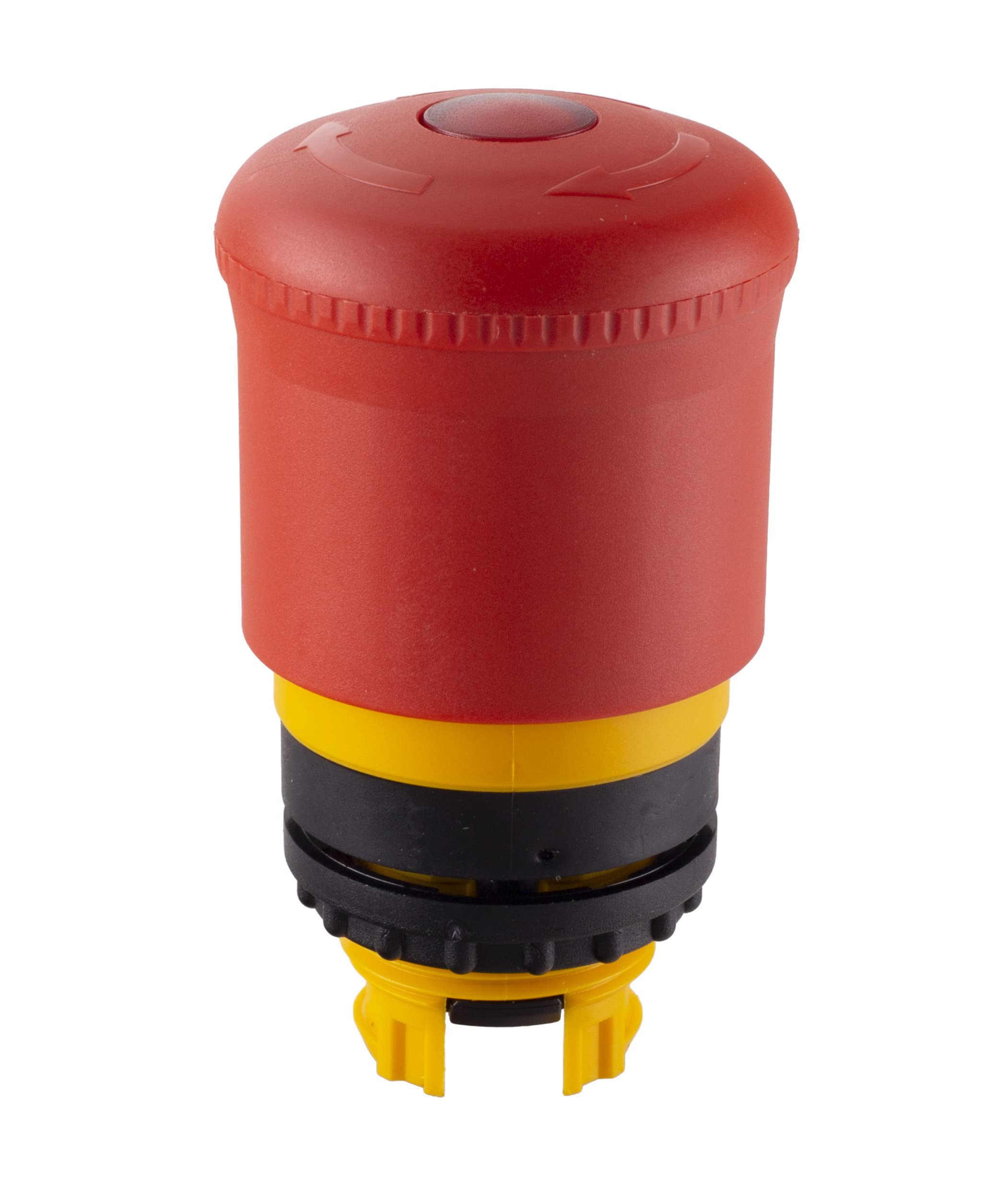 Eaton M22-PVLT Pulsador Parada Emergencia Luminoso, Caja de 5