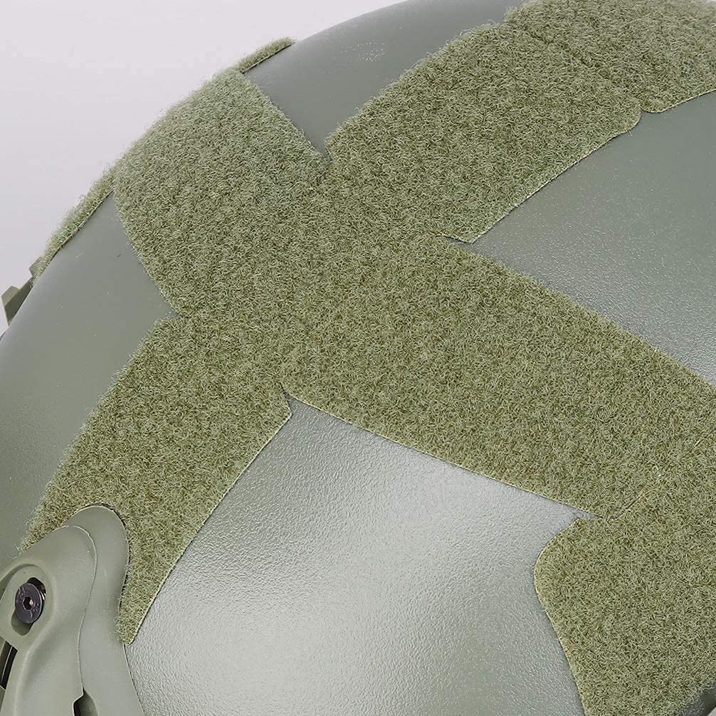 Casco Táctico PJ, Casco ABS Ajustable Con Guías laterales Y Soporte NVG, Para Deportes Al Aire libre Airsoft Paintball Hunting