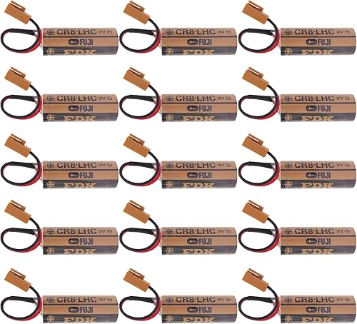 WELLVEUSPaquete de 15 unidadesCR8.LHC 3V 2600mAh para Fuji FDK CR8-LHC, CR8-LHC 3V Batería Toto, Fuji CR8-LHC Batería 3V Flusher automático