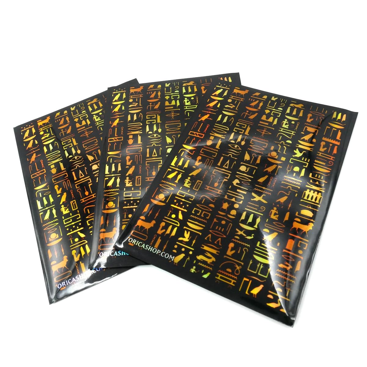 WAIFUWORLD SHOP YGO Card Sleeves | Card Sleeves Compatible with Japanese  Yu-Gi-Oh! TCG Cards | Partial Holo Effect | 60 Pieces per Pack | YGO Cases  Egyptian Millennium Style - BigaMart