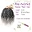 Bileaf 6 Inch Passion Twist Crochet Hair for Women Pre Looped Passion Twist Hair 8 Packs, Pre-Twisted Short Crochet Passion Twists Bohemian Braiding Hair Crochet Twist Hair for Girls T-Gray