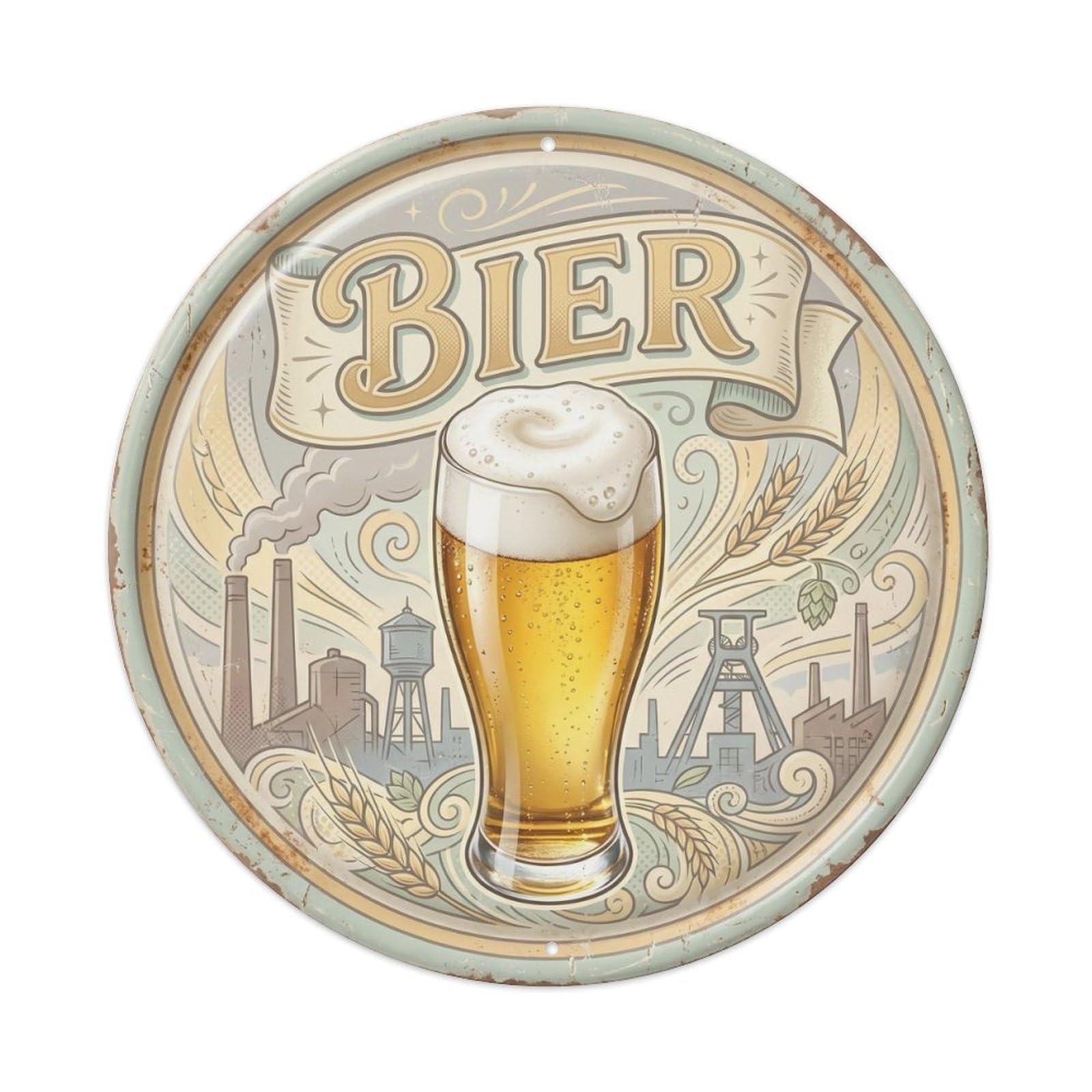 Beverage European Craft Beer Brewery Classic Diner Metal Tin Sign