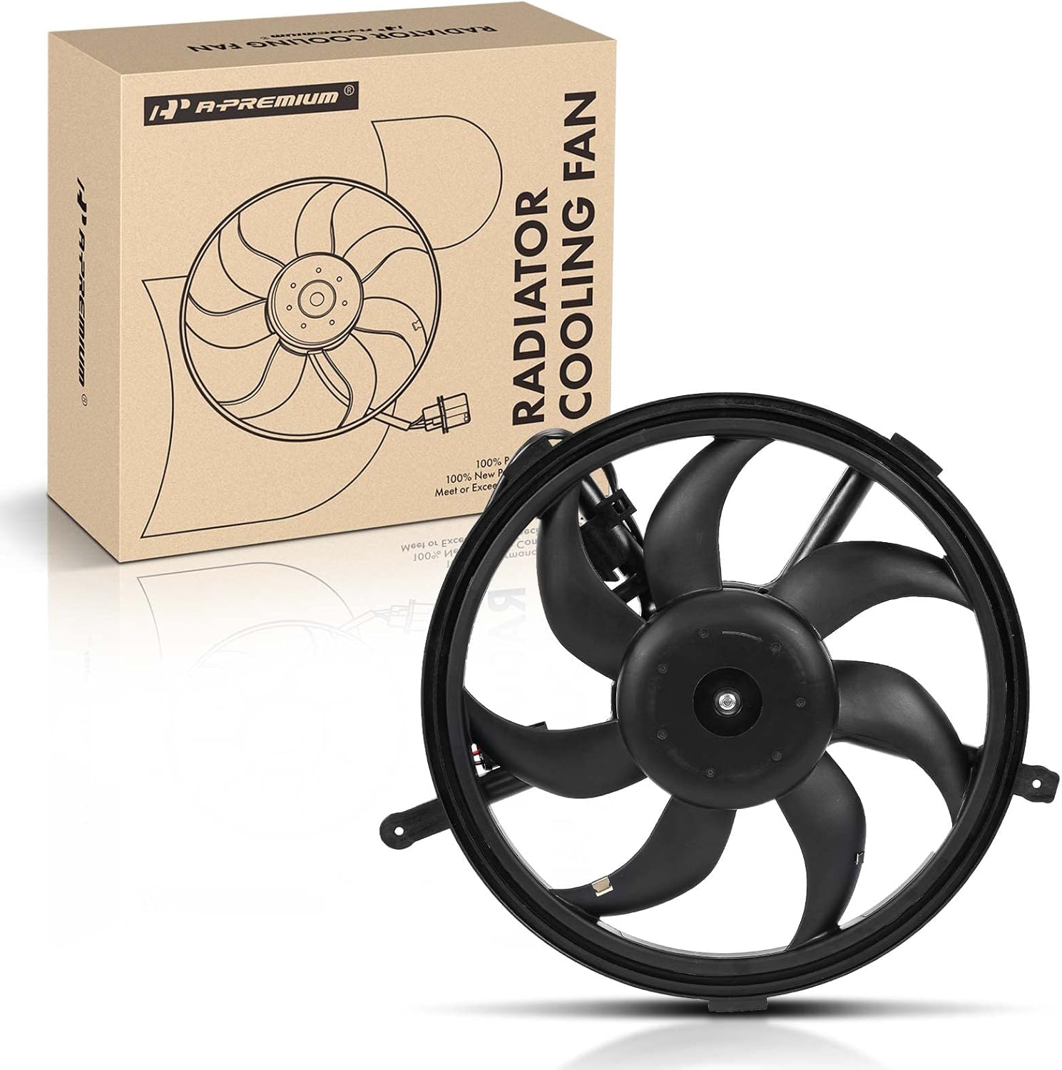 Photo 1 of  A-Premium Engine Radiator Cooling Fan Assembly Compatible with Select Mini Models - Mini Cooper 2007-2016, Cooper Countryman 2011-2016, Cooper Paceman 2013-2016, Naturally Aspirated 