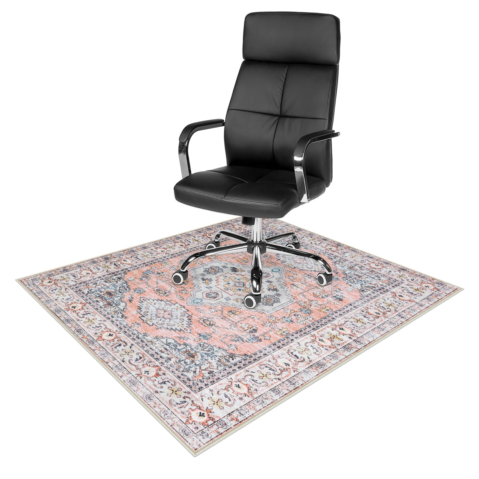 Anidaroel 36"x48" Chair Mat for Hardwood Floor/Tile Floor, Desk Chair Mat for Home Office, Under Desk Rug for Rolling Chair, Anti-Slip Office Rugs for