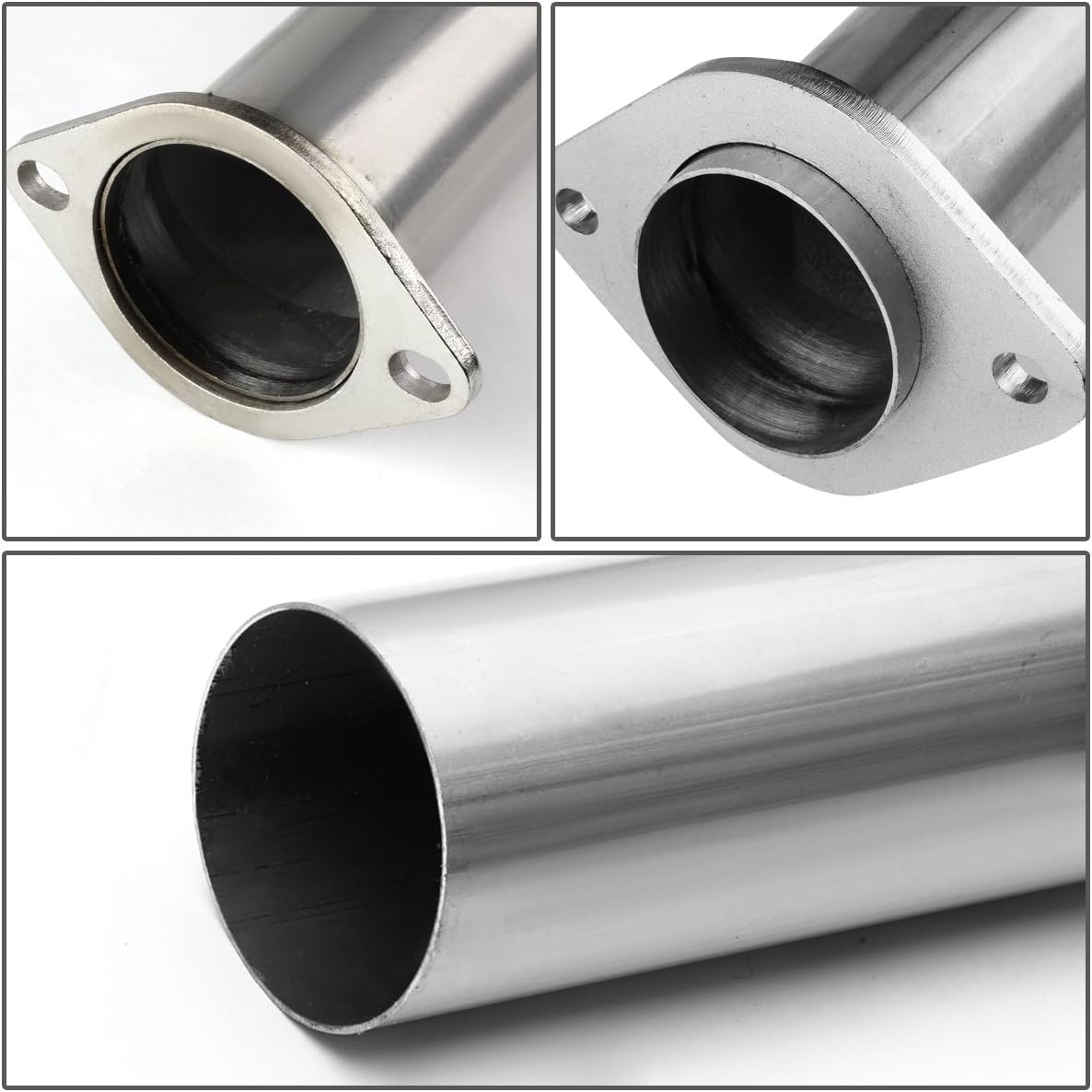 DNA MOTORING CBE-YUKONXL01-53L Cat Back Exhaust System [Compatible with 00-06 Chevy Suburban 1500 5.3L]