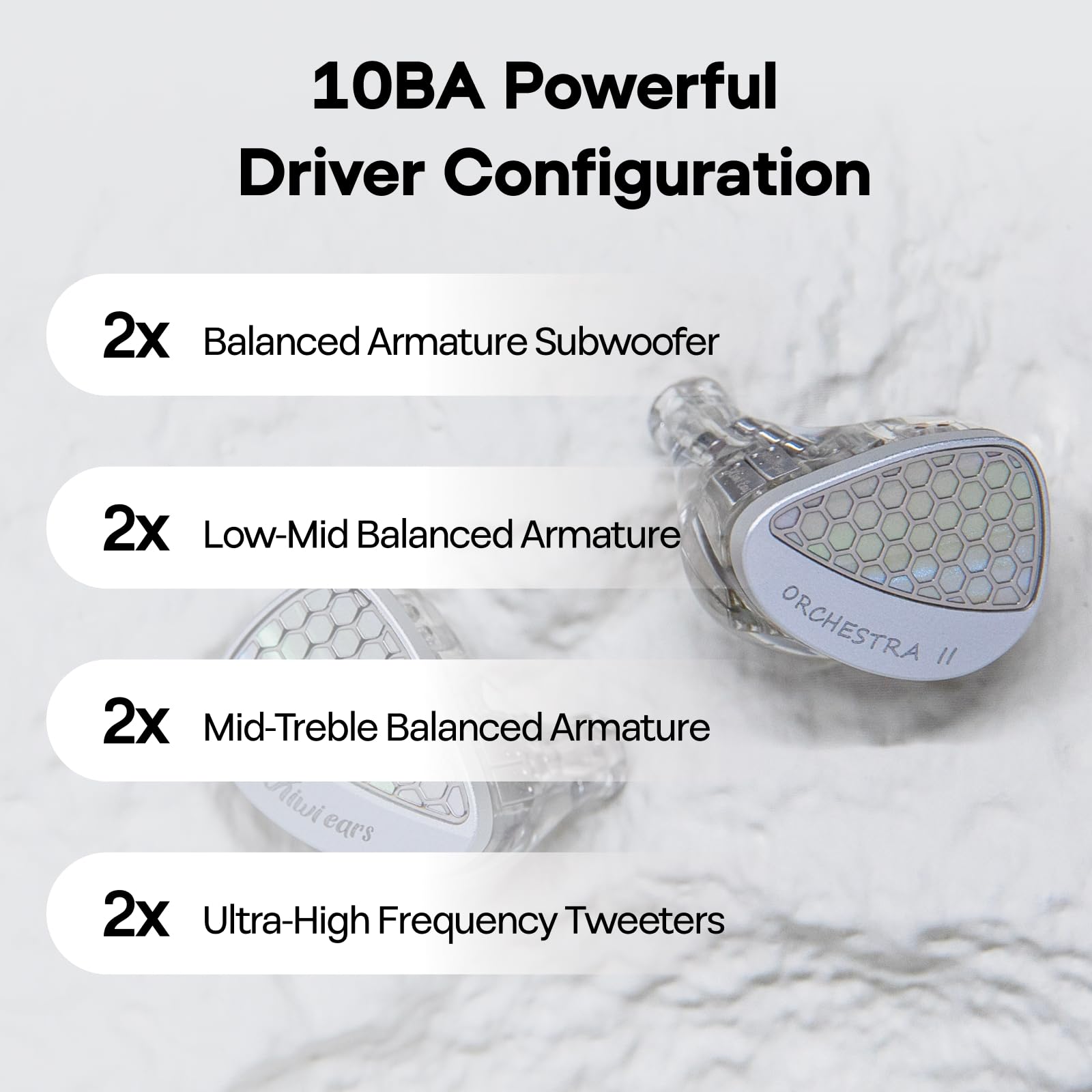 Amazon.co.jp: Linsoul Kiwi Ears Orchestra II 10BA