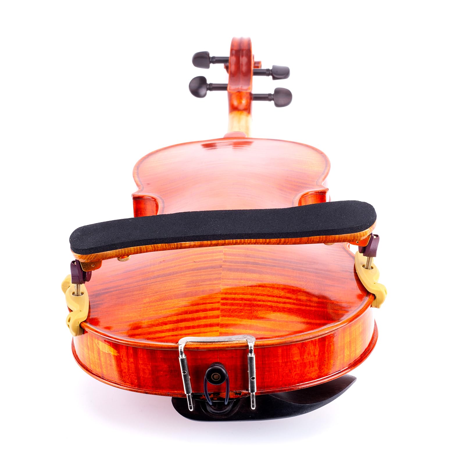 Schulterstütze aus Ahornholz für Violine für 3/4 & 4/4 Violinen, 33-35,6 cm Bratschen – Ergonomisch, verstellbare Höhe & Breite, weiche EVA-Polsterung, geeignet für Jugendliche & Erwachsene
