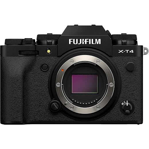 Fujifilm X-T4 Mirrorless Camera Body - Black (Renewed)