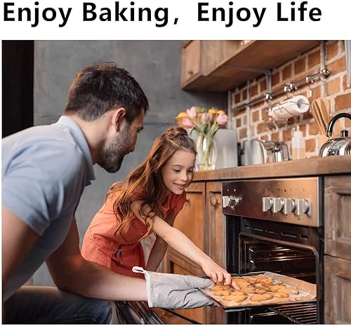 Hromen Papel de hornear, 11.8 in x 196.9 in, papel pergamino para hornear, hoja de alfombrilla de cocción para horno de microondas, hojas