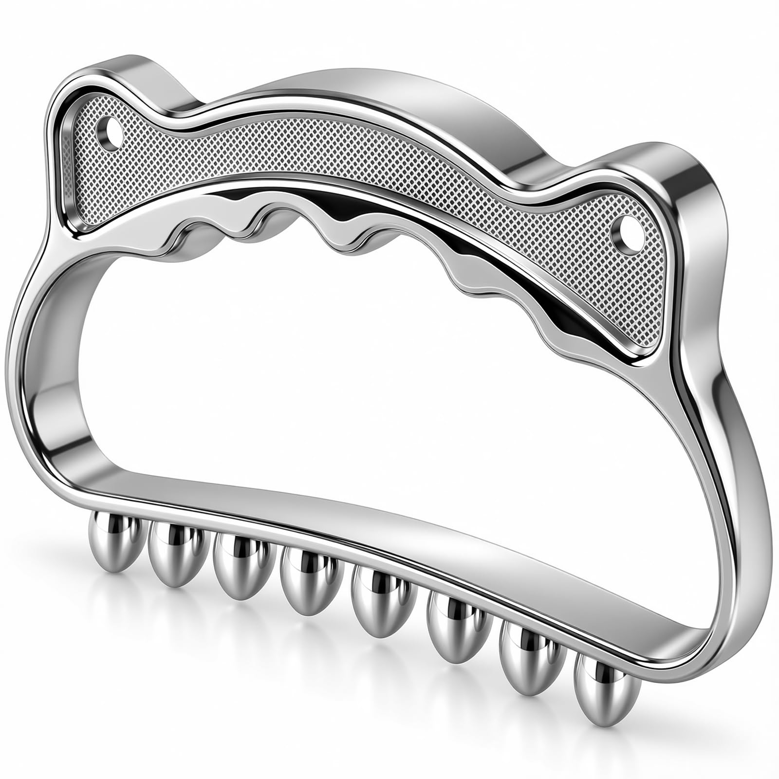 ONUEMP Stainless Steel Gua Sha Brush, Lymphatic Drainage Cellulite Massager