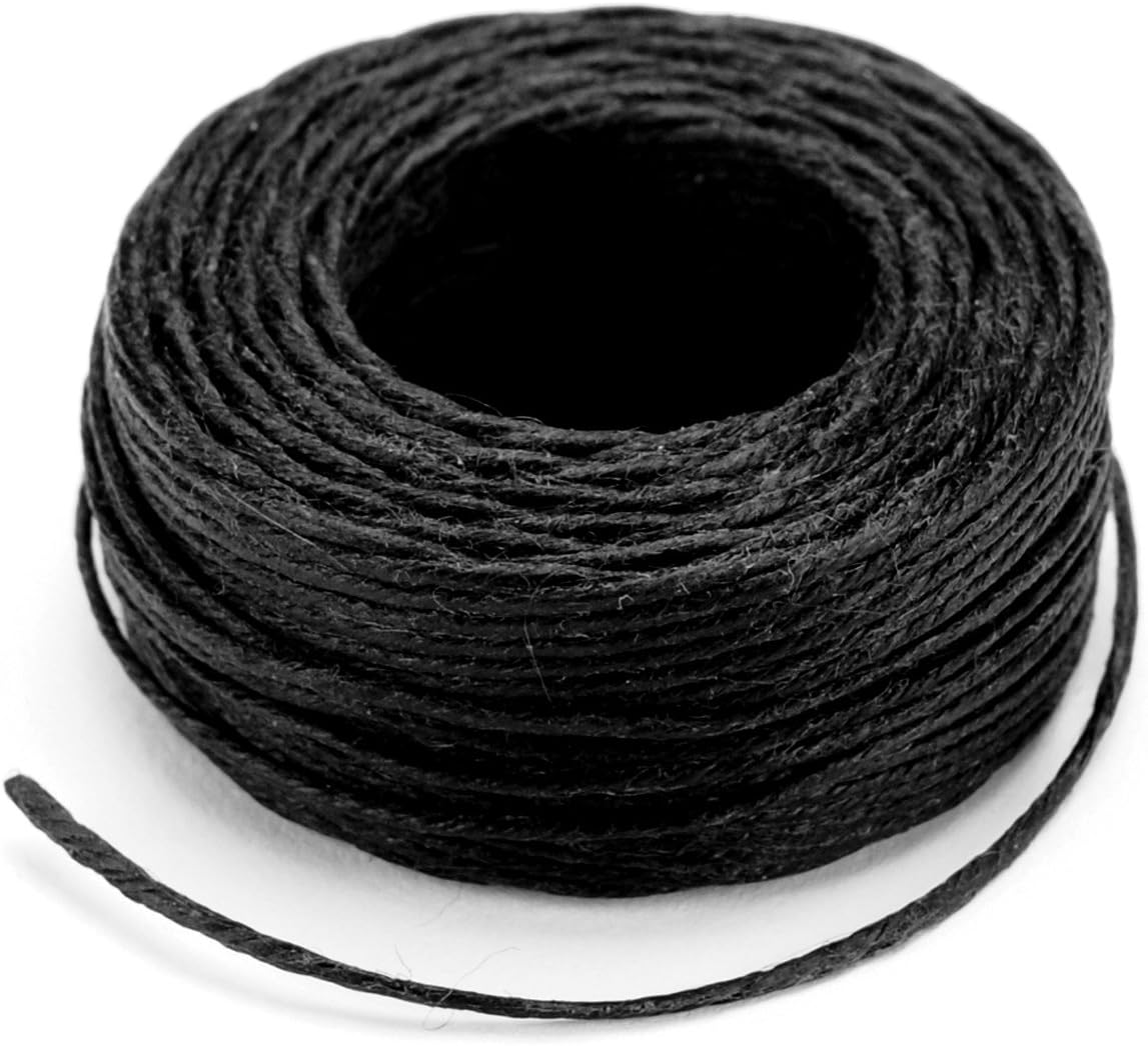 Tandy Leather Waxed Thread 25 yds (22.9 m) Black 11207-01