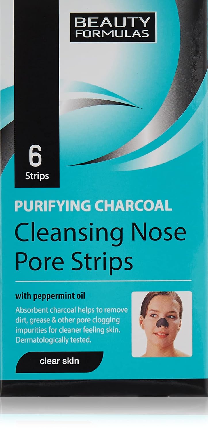 Buy Beauty Formulas Charcoal Deep Cleansing Nose Pore Strips (6 Strips