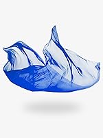 Vista 4 de Boao Bufanda de gasa para mujer, bufanda de gasa transparente de los años 50, bufanda para la cabeza, pañuelo vintage para mujer, accesorios