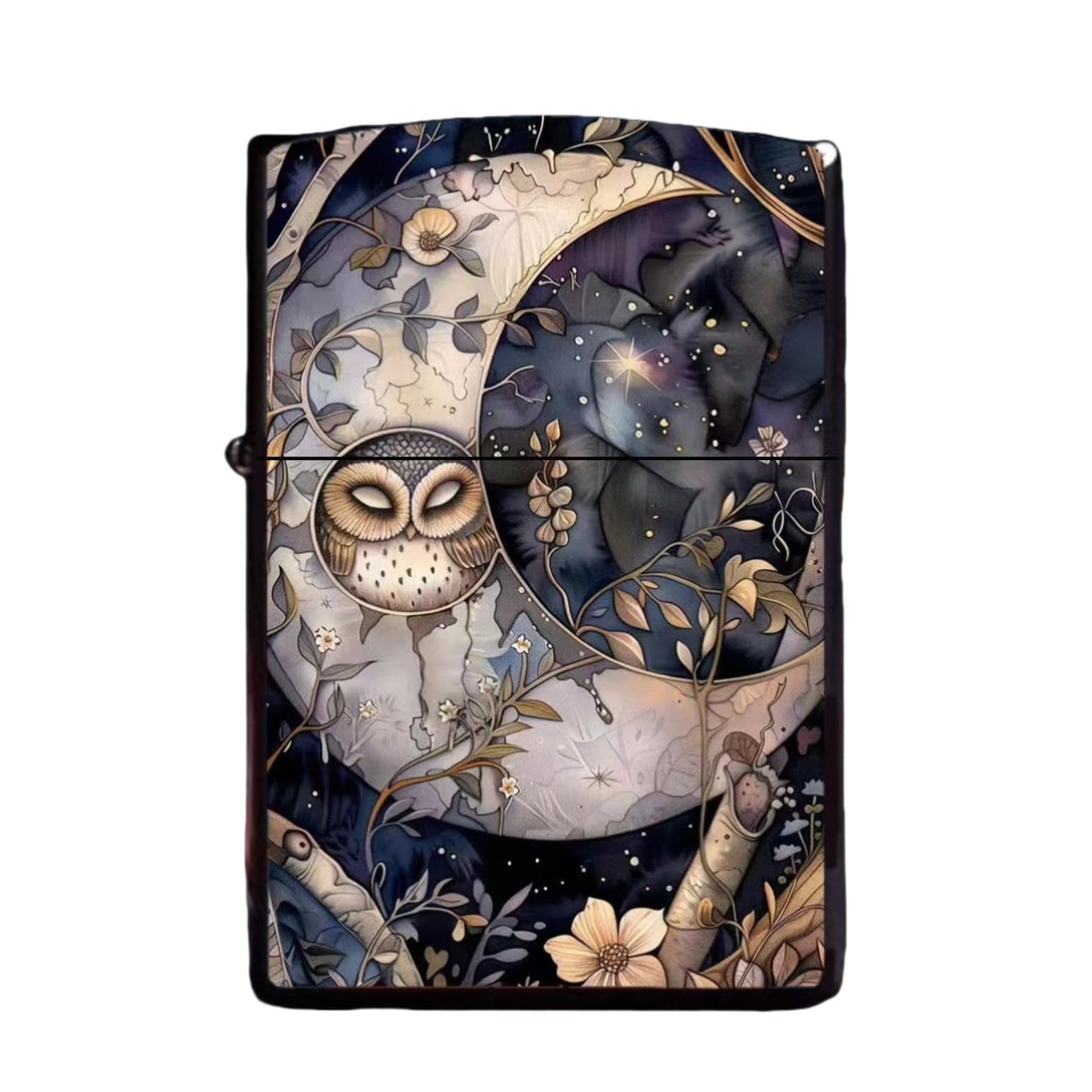 junweideyi Chinese Style Lighter 2025 New Year Gifts๏ผReplaceable for Zippo (Only Case), Compatible Insert Size 3.6cm * 1.2cm * 5cm (Style 14)