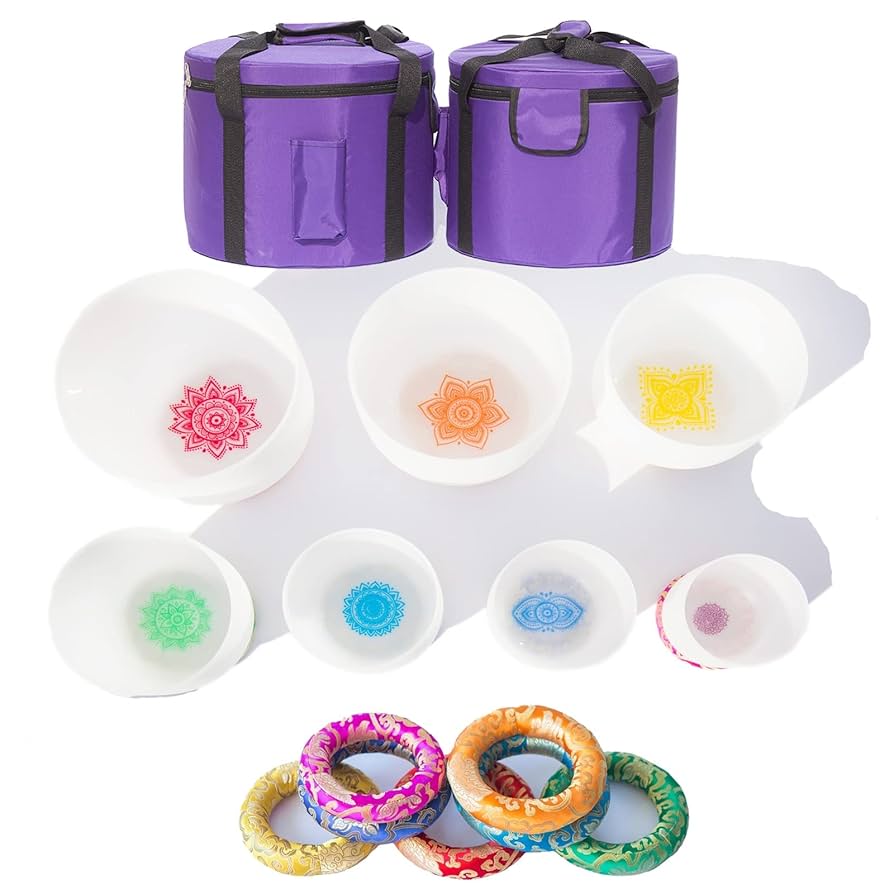 Amazon.co.jp: チャクラ シンボル デザインつや消しクォーツ