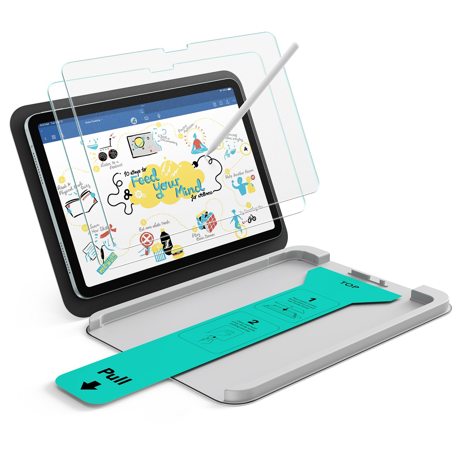 ESR 2枚入り ペーパーフィールスクリーン保護フィルム iPad Air 11…