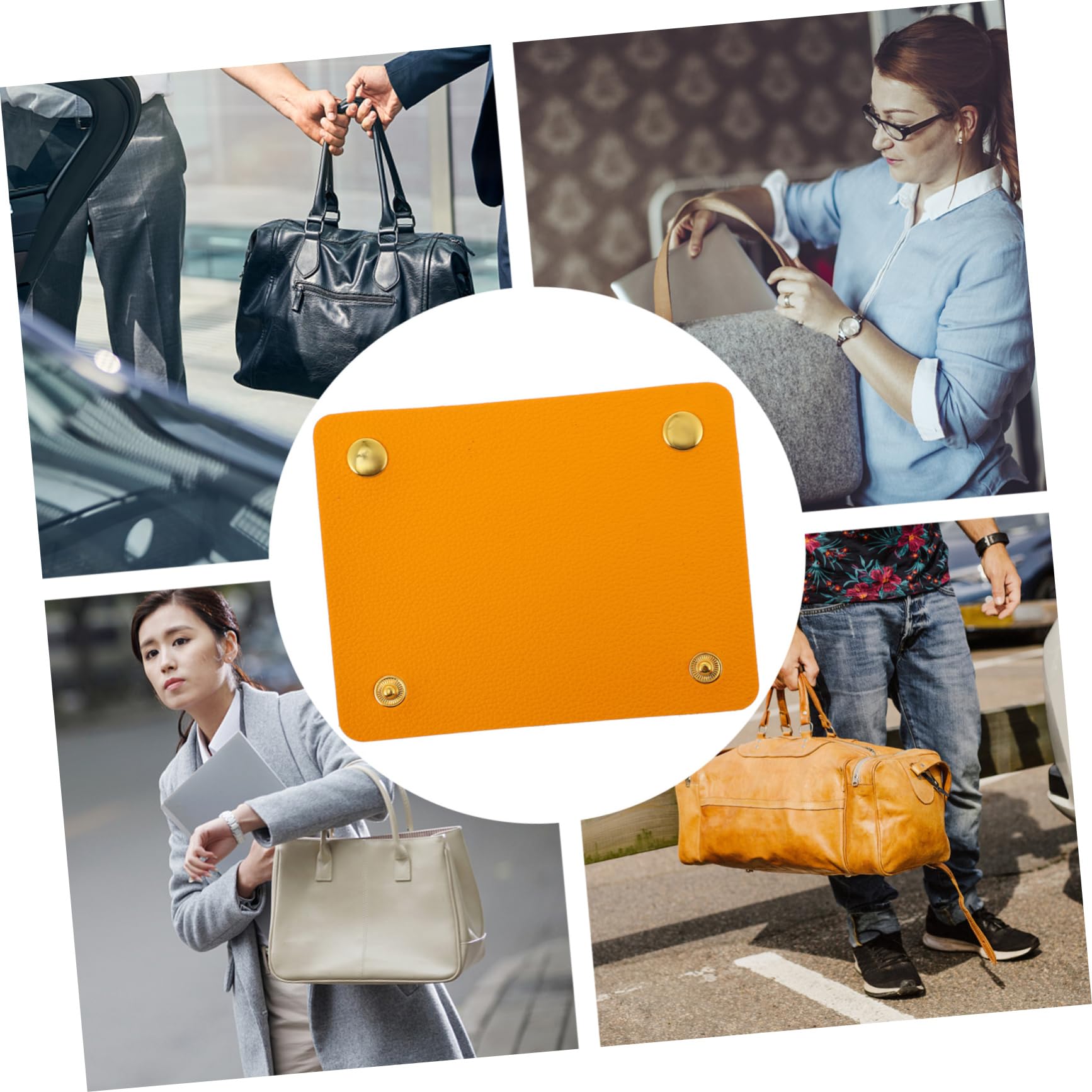 Lot De 4 Coussinets Pour Poignée De Bagage - Motif Grue De Montagne