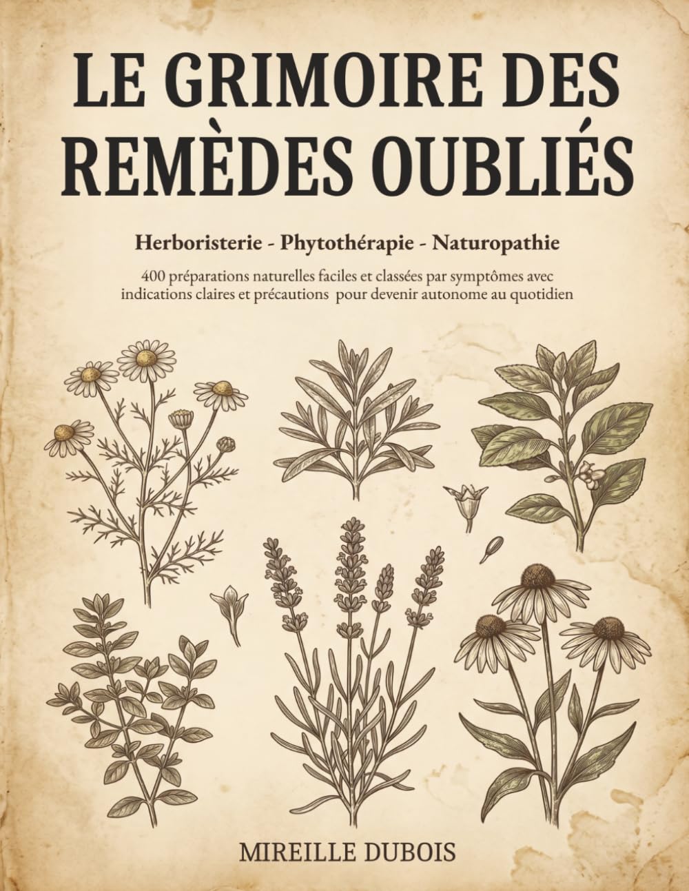 Le Grimoire des remèdes oubliés: 400 solutions naturelles faciles et classées par symptômes avec indications claires et précautions - Herboristerie - ... pour devenir autonome au quotidien