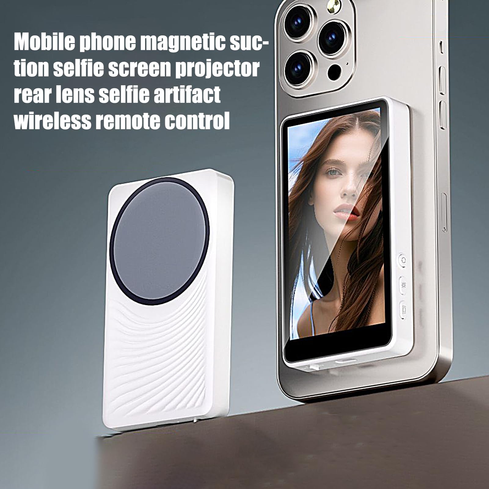 Monitor per Autoscatti Vlog Specchio per Telefono per Registrazione con | Accessorio Smartphone Senza Ritardo per Vlog, Foto, Video e Live Streaming