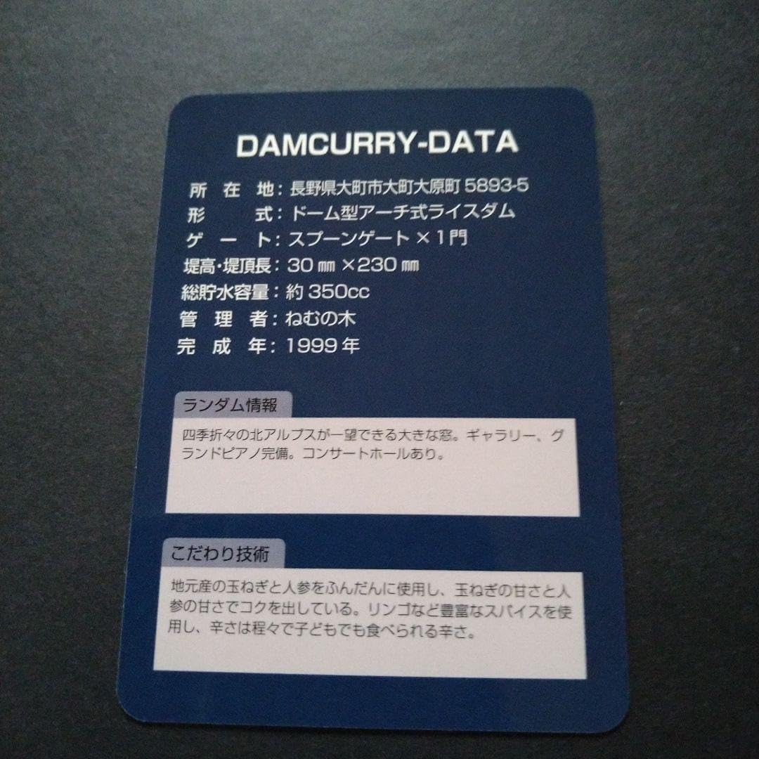 Amazon.co.jp: 黒部ダムカレーカード : おもちゃ