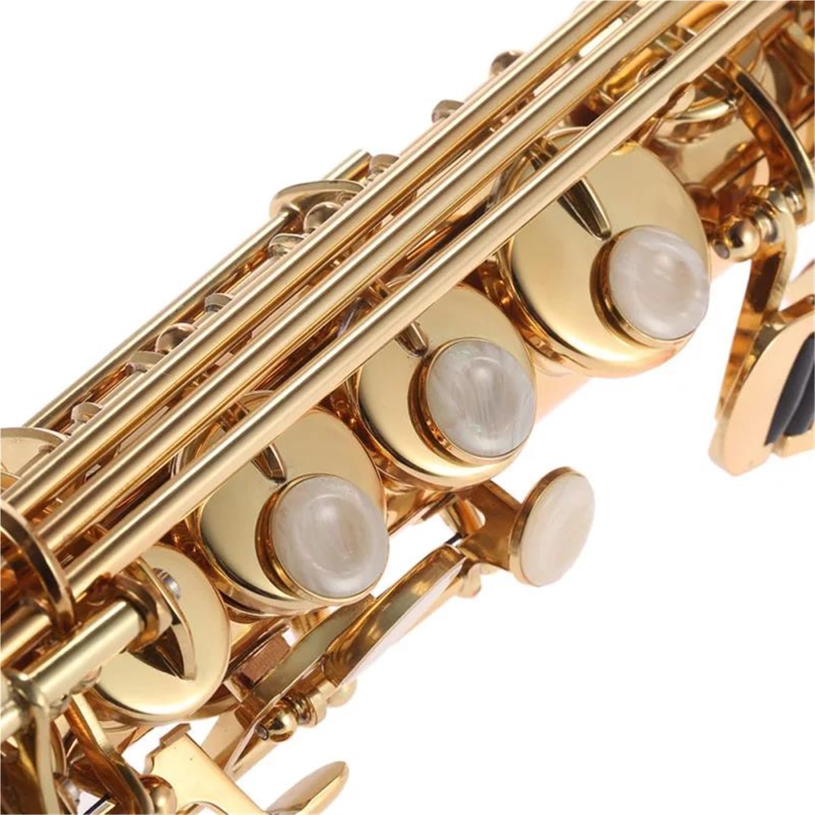 Saksofony Saksofon Sopranowy Dla Początkujących Instrument Dęty Drewniany Z Futerałem I Rękawiczkami