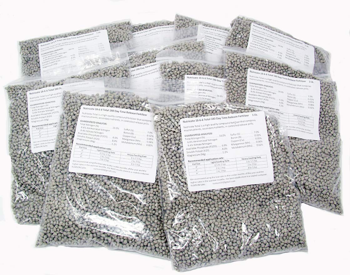 Nutricote 18-6-8 Total 180 Day Time Release Fertilizer (1, 10 lb.)