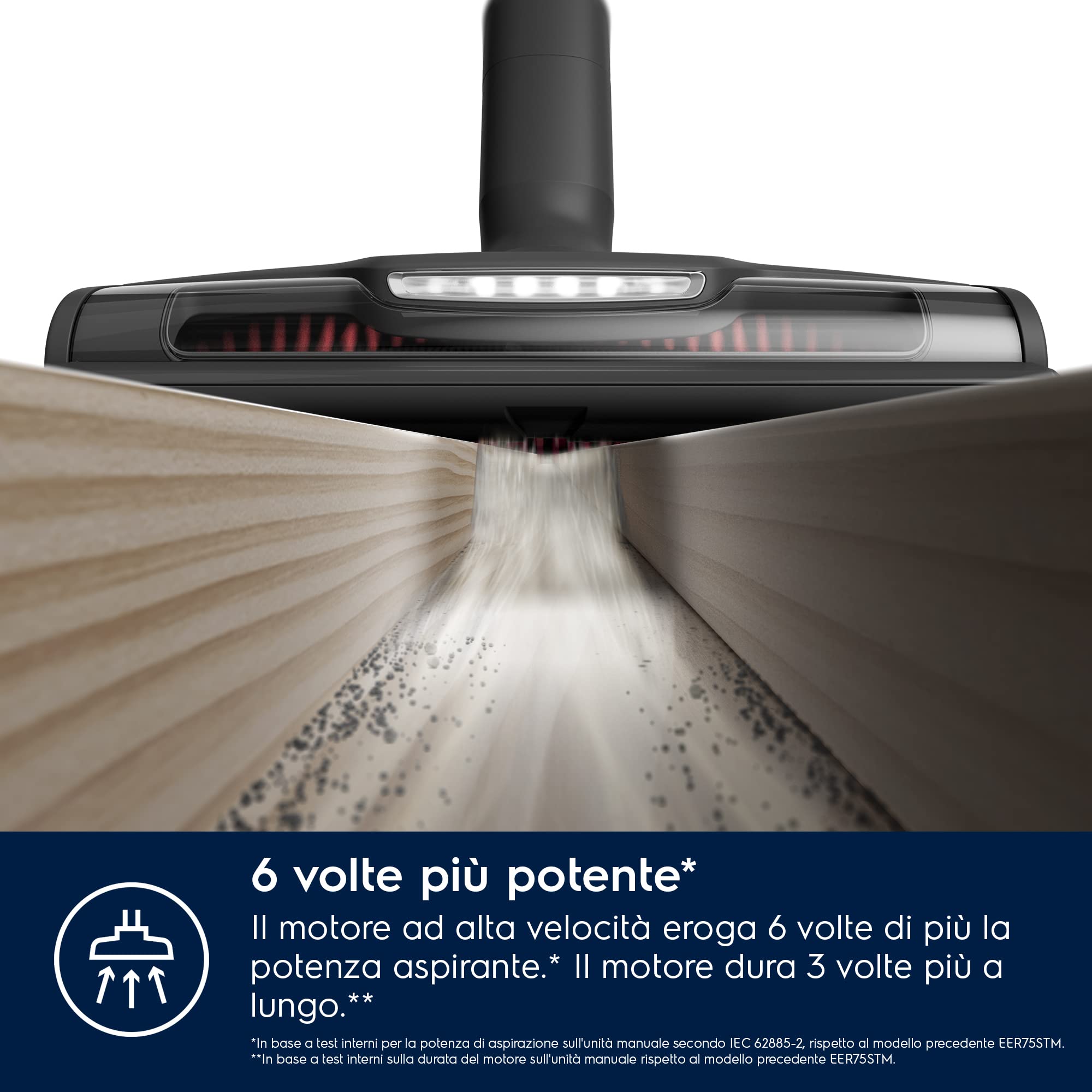 Electrolux Ultimate 800 Aspirapolvere Senza Filo EP81U25ULT, Potente aspirapolvere portatile, con spazzola PowerPro, spazzola per animali PetPro+, bronze