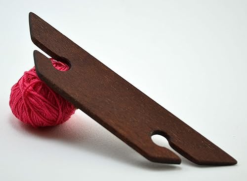 Miniatura 2 de Beveled Inkle Weaving Shuttle, 4.5 Inch (Mahogany)