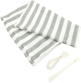 CIYODO Rede De Segurança Para Varanda Cercadinho Dobrável Tela Externa Guarda-Sol Cobertura De Vela Para Varanda Cobertura De Cerca Para Varanda Cobertura De Apartamento Resistente A UV