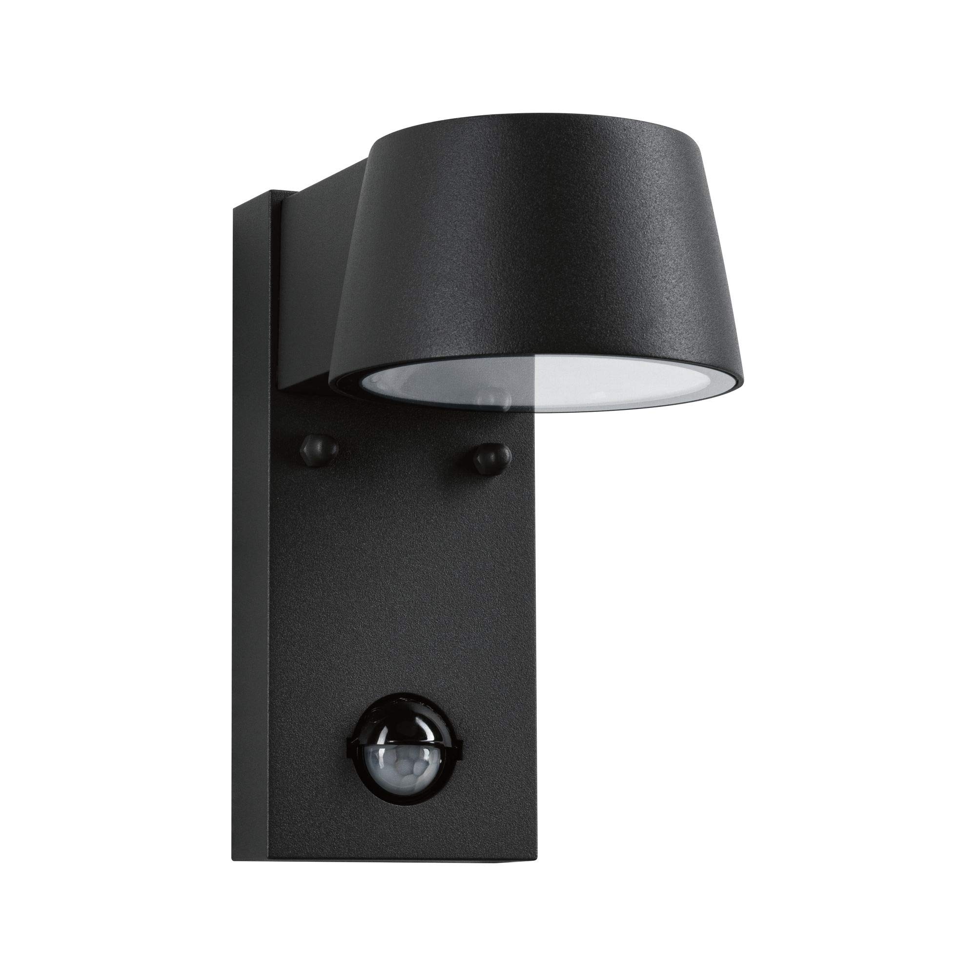 Paulmann 94453 Lampada per esterni LED Capea con rilevatore di movimento IP44 bianco caldo incl. 1x6 Watt nero alluminio 3000 K