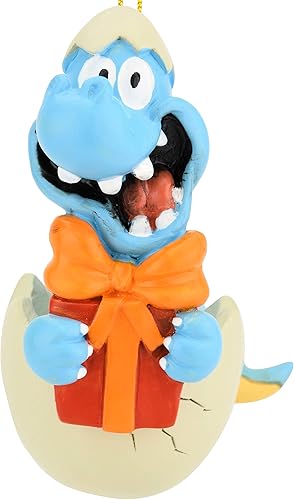 Miniatura 2 de Tree Buddees Nacimiento de dinosaurio bebé con adorno navideño