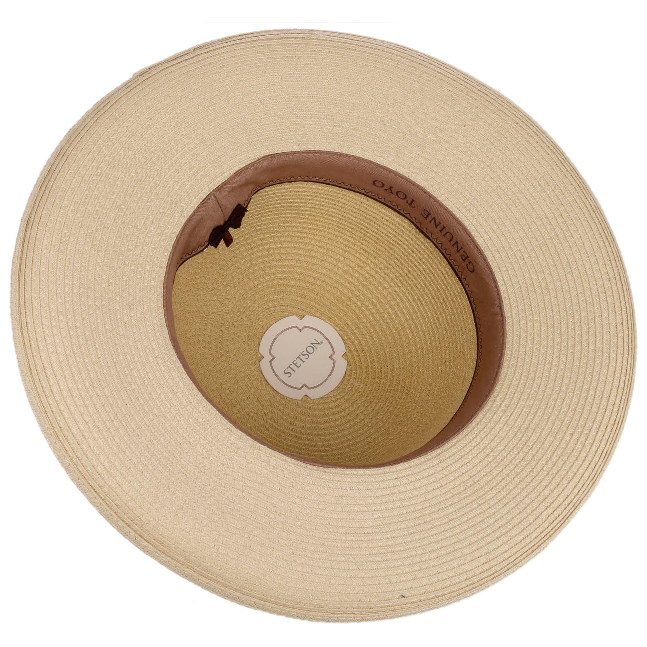 Stetson Lavedia Toyo Schlapphut Naturfarbener Hut 100% Stroh UV-Schutz 40+ Damen Frühjahr Sommer