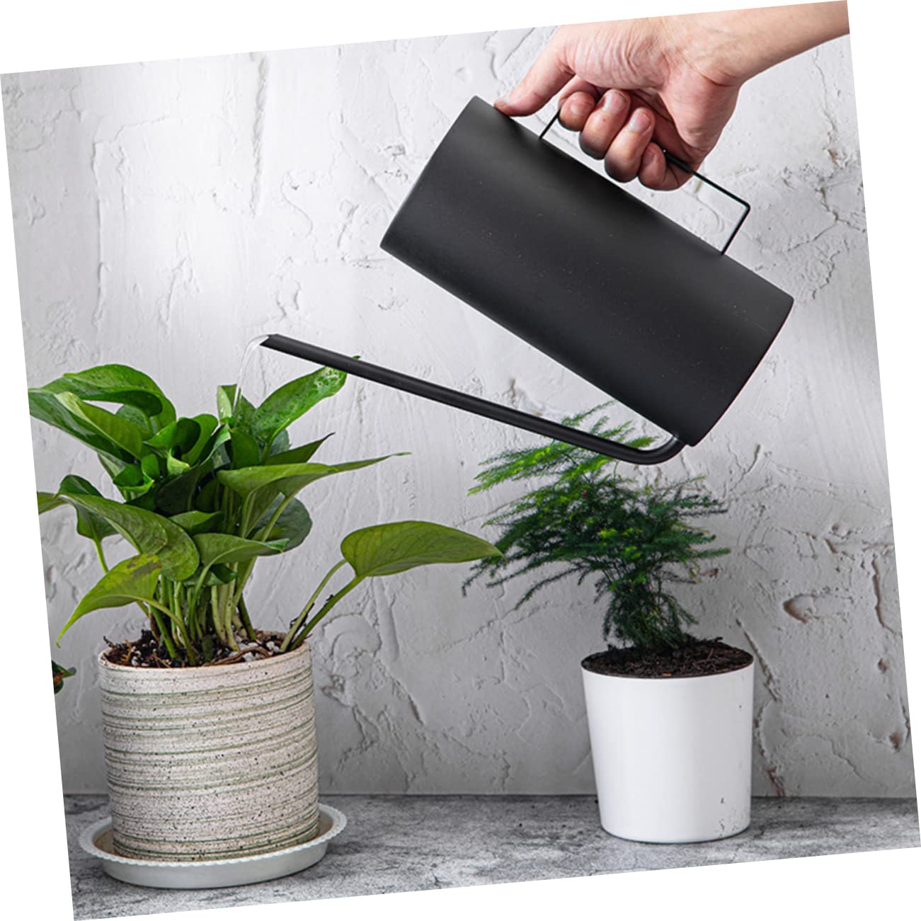1 Pz Vaso Da Fiori Di Capacità Annaffiatoio in Acciaio Inossidabile Ugello Lungo Attrezzo Da Giardinaggio Per Irrigazione E Pulizia