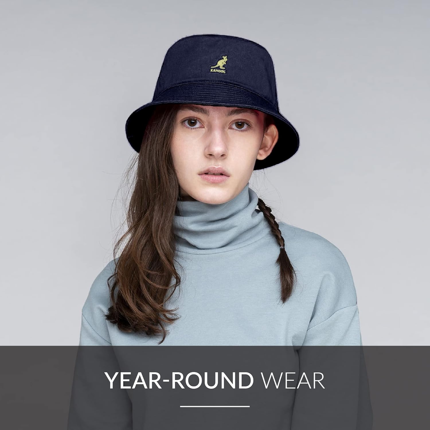 Kangol Washed Bucket Hat - Marine Teal/XL X-Large Navy