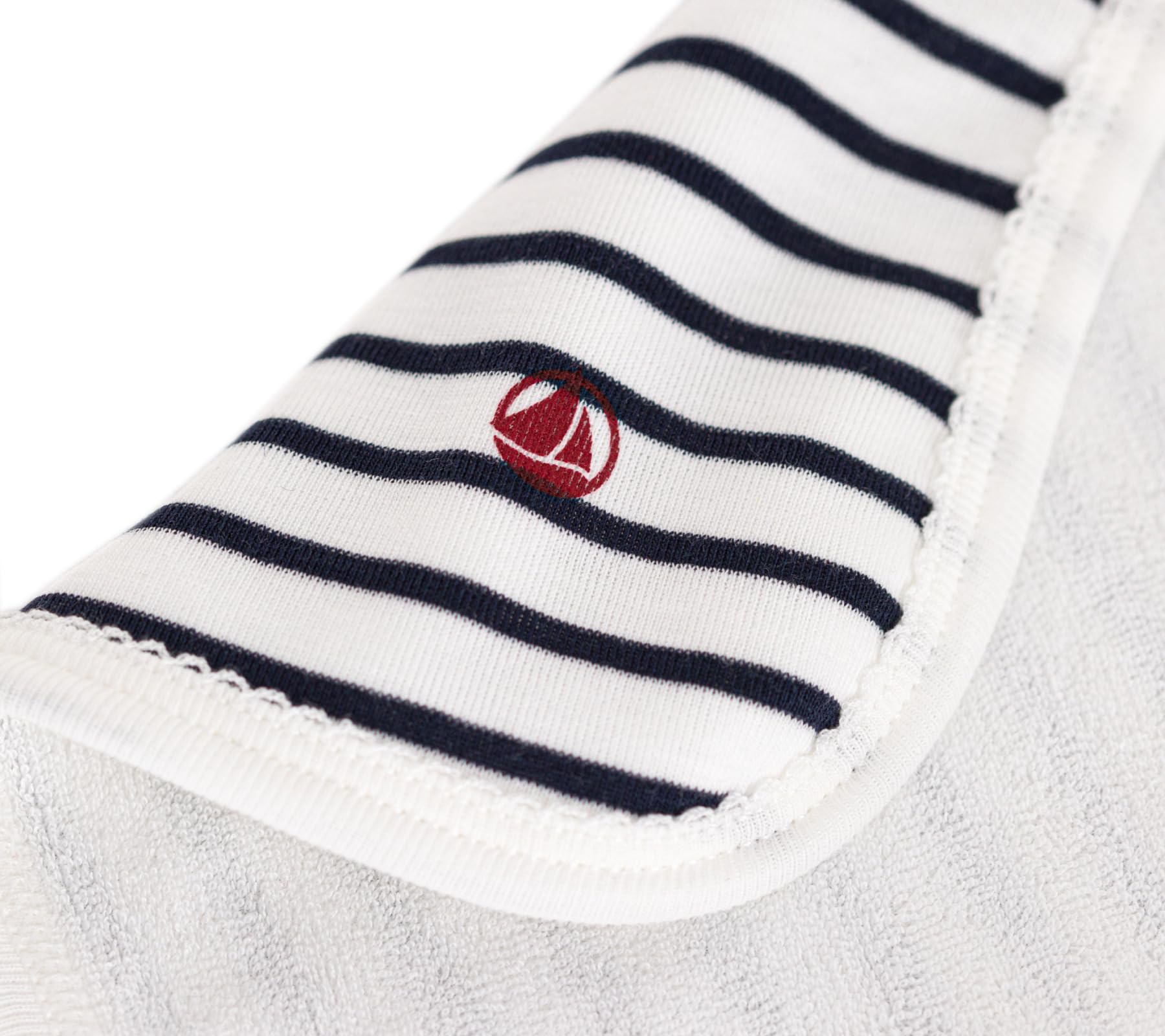 Petit Bateau A0dji, Lang Unisex - Bimbi 0-24, Bianco/Blu, Taglia Unica