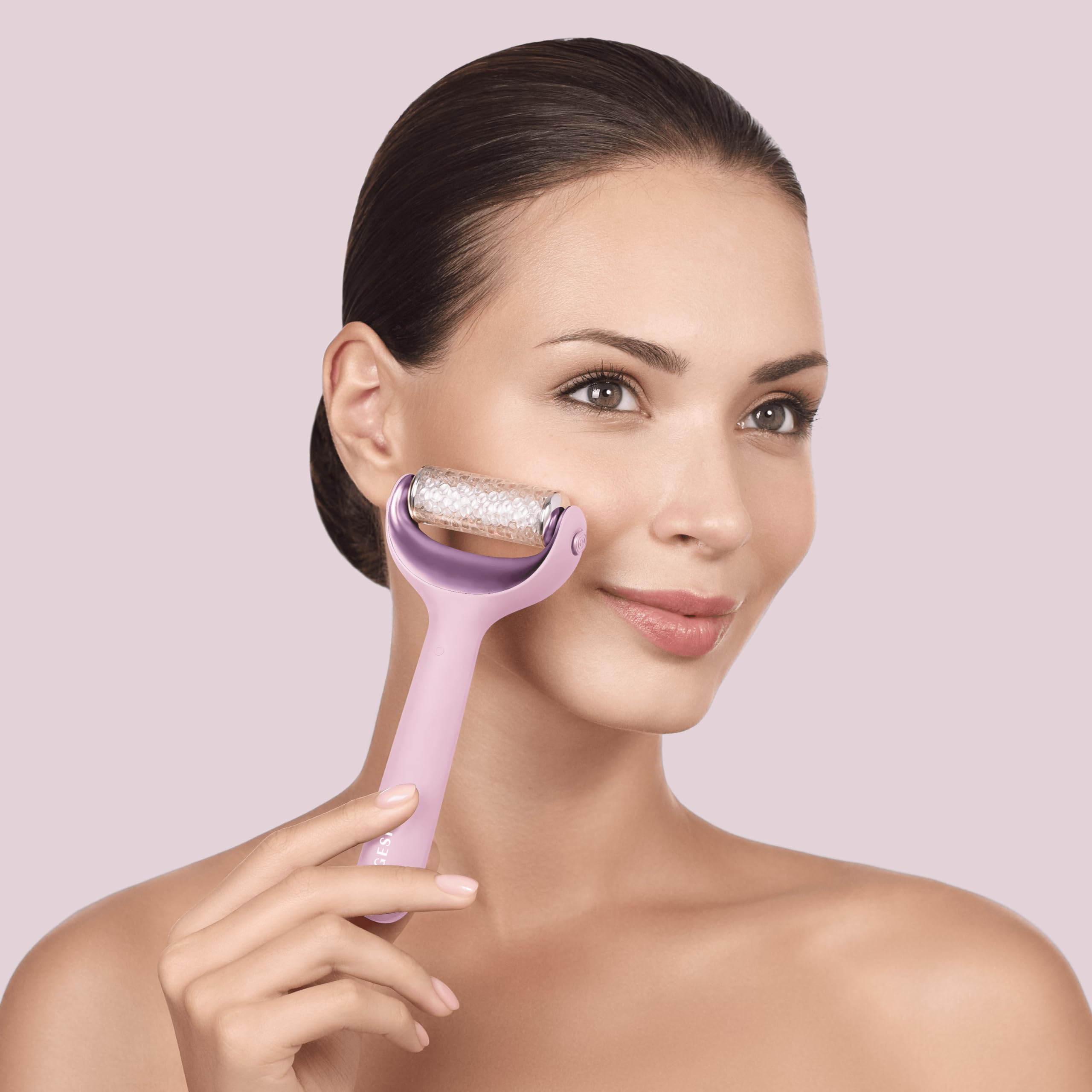 GESKE SmartAppGuided™ MicroNeedle Face & Body Roller, Pink - Image 3