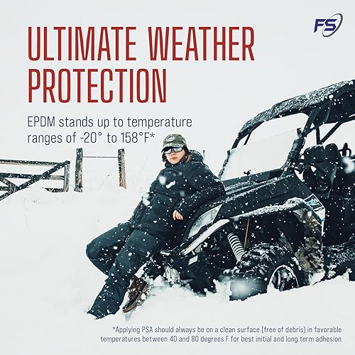 Miniatura 7 de FlexSeals ES3533BPS.50 - Sello de goma en forma de D, 0.61 pulgadas de ancho, 0.36 pulgadas de alto, 25 pies de largo, cinta adhesiva estándar,