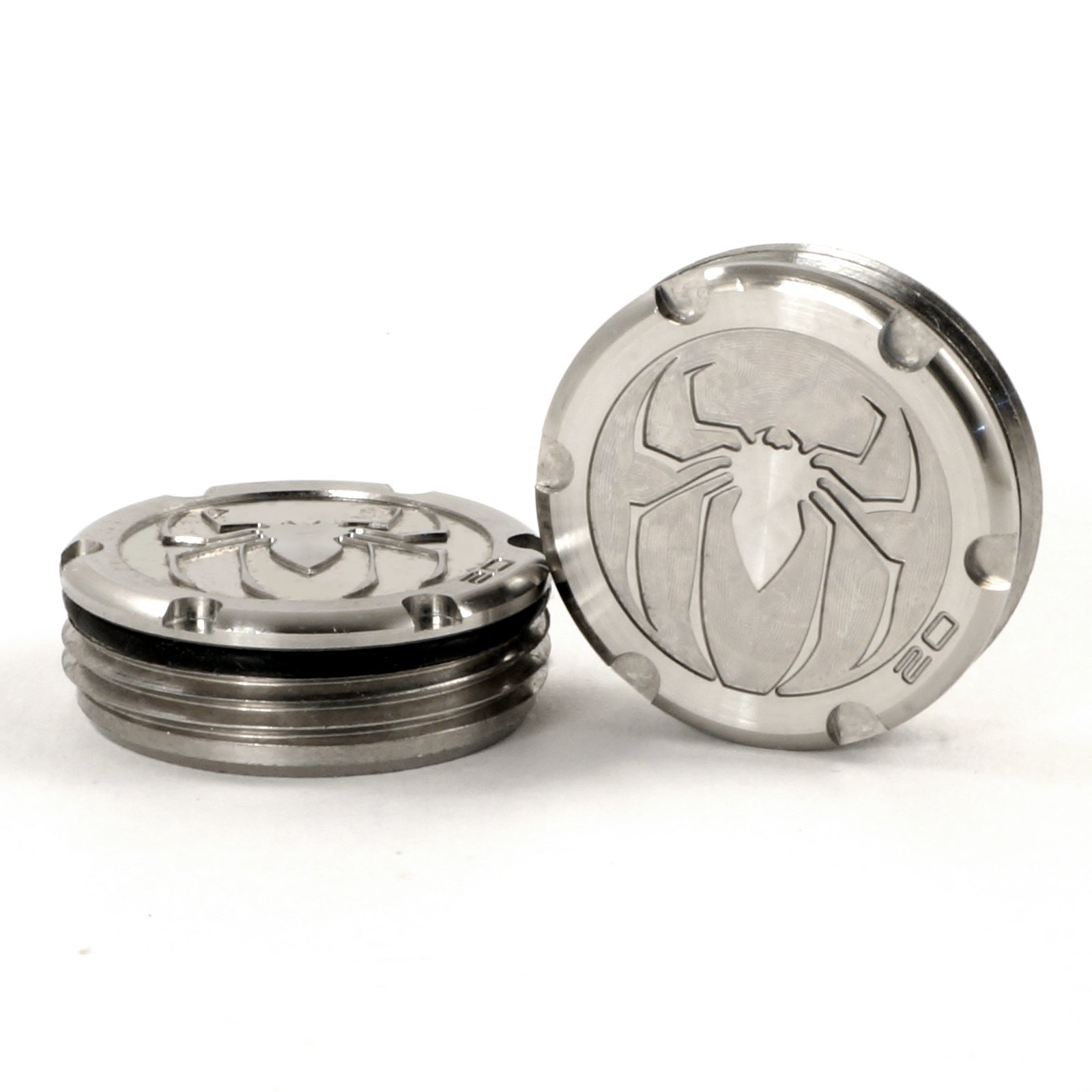 19th Hole Custom Shop 2 of 20g Deluxe Tour Style Spider Weights for Scotty Cameron Putters with Wrench Tool, Stainless Steel (Red)