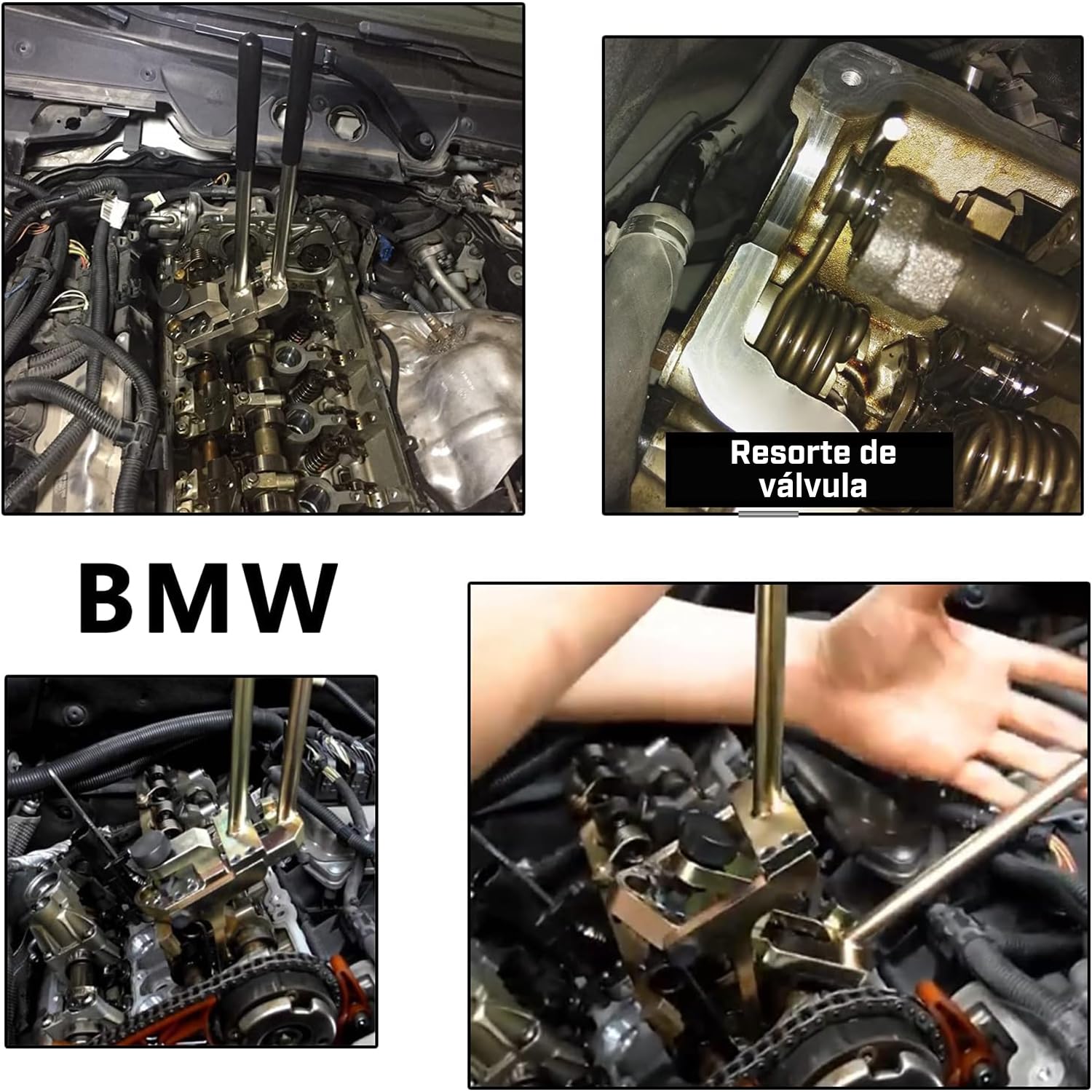 Herramienta Profesional de Montaje y Desmontaje de Muelles de Válvula | Compatible con BMW N13 N20 N26 N51 N52 N53 N54 N55